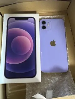 iPhone12mini purple 256GB 初期化済み - メルカリ
