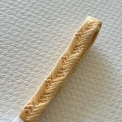 帯締め　cream yellow 未使用