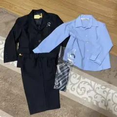 スーツ　男児　子供服　110サイズ　ローファー　フルセット　5点セット　水色