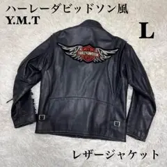 ☆ハーレーダビッドソン風 Y.M.T レザージャケット L 韓国製☆