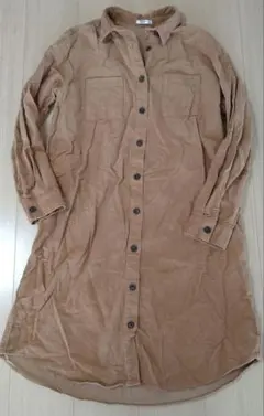 CINEMA CLUB コーデュロイシャツドレス M