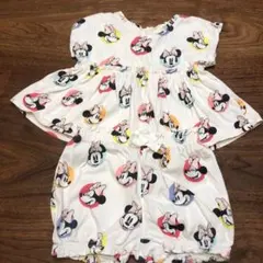 baby GAP ミニーちゃん　セットアップ　80 ペプラム　ディズニー