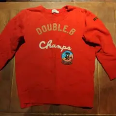DOUBLE.B トレーナー 赤とグレー２枚セット