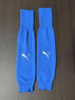 Puma 水色 ソックス ロゴ入り