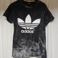 adidas アディダス トレフォイル Tシャツ ケミカルウォッシュ