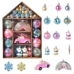 オーナメント クリスマス 誕生日 パーティー 飾り ツリー 装飾 キラキラ