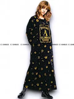 ★激レア★希少★ヒステリックグラマー　刺繍総柄　フレアースカート