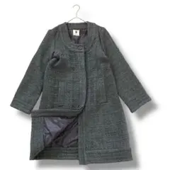 Bou Jeloud ロングコート　グレー　灰色　ウール混　レディース　Mサイズ