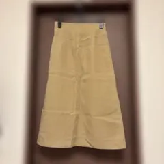 M-PREMIER ベージュ フレアスカート 5号相当