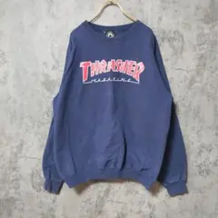 【美品】(M) THRASHER スラッシャー トレーナー ロゴ スウェットのサムネイル