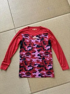 ActiveM(アクティブーム) 長袖アンダーシャツ(レッド) Mサイズ