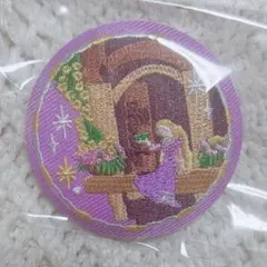 ディズニーキャラクターズ 刺繍缶バッジ ラプンツェル