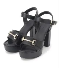 お値下げ交渉◎Esperanza☆アッパービット厚底ヒールサンダル♪