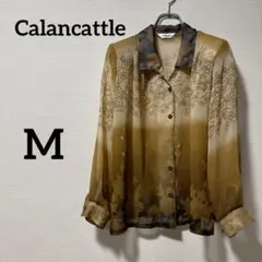 a142【Calancatte】　ブラウン系　M size
