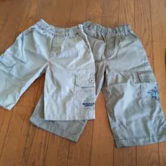 BERGRENT ベージュ 半ズボン 120cm　2枚セット