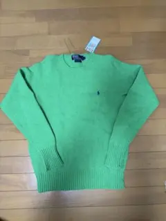 Polo by Ralph Lauren グリーンセーター Lサイズ