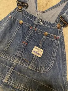 【貴重】パワーハウス　40年代　工場タグ　ヴィンテージオーバーオール