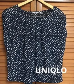 トップス　カットソー    ブラウス　水玉　夏用