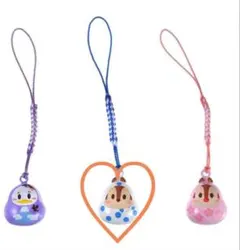 ディズニーストア　2026 だるま　ストラップ　水琴鈴　ミッキー　チップ＆デール