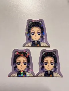 鬼滅の刃 柱展 ホログラムステッカーセット 胡蝶しのぶ
