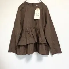 新品　pual ce cin とび花刺繍プルオーバーブラウス