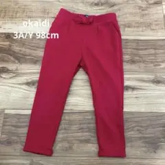 okaïdi 赤 長ズボン 3A/Y 98cm