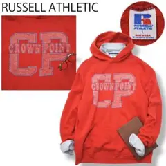 USA製 ラッセルアスレティック スウェット フーディー パーカー L 赤