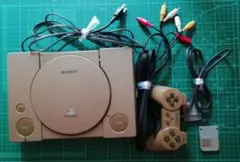 SONY PlayStation 本体 (付属品4点）ディスク一枚(大航海4)