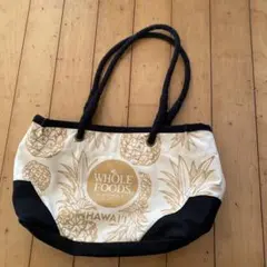 Whole Foods パイナップル柄 トートバッグ