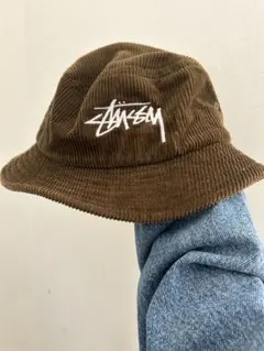 Old Stussy ステューシー バケットハット コーデュロイ ブラウン