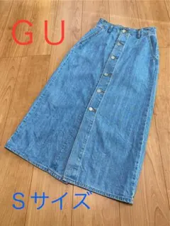 GU デニムタイトスカート Sサイズ　ジーユー