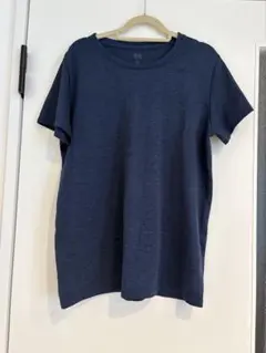 UNIQLO ユニクロ ドライEXクルーネック半袖Tシャツ ネイビー L