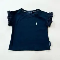 EASTBOY フリル袖 Tシャツ 95㎝ ネイビーのサムネイル