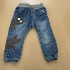 キャラクター付きデニムパンツ 90