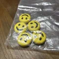 割引　新品未使用　ウィルソン　振動止め　5個　スマイル　ニコちゃん