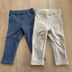 裏起毛　パンツ