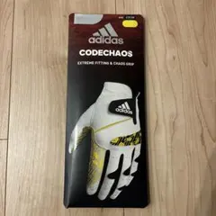 adidasCODECHAOS グローブ 23CM ホワイト/イエロー/ブラック