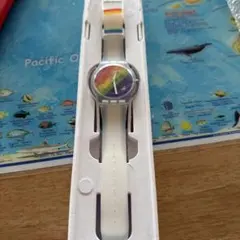 swatch sun down 腕時計 スウォッチ クロノグラフ オレンジ | Mercari