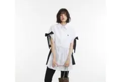 jouetie ブラウス シャツ ウエストリボンチュニックストライプシャツのサムネイル
