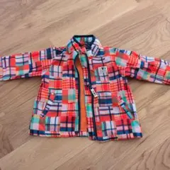 ミキハウス HOTBISCUITS チェック柄ウィンドブレーカー 80