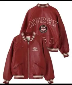 希少✨アヴィレックス スタジャン レザージャケット アーチロゴ 茶色 AVIREX - 希少 アビレックス スタジャン アーチロゴ レザー