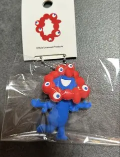 EXPO 万博　ミャクミャク　赤青　PVCマスコットキーホルダー　B