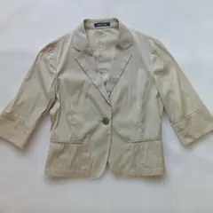 COMME CA DU MODE レディース ジャケット ベージュ五分〜七分袖のサムネイル