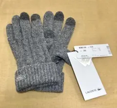 LACOSTE 手袋 黒 新品 タグ付き 未使用