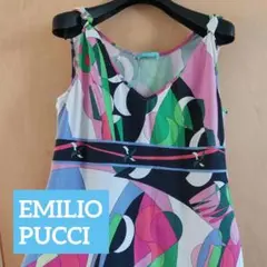 エミリオプッチ★Sサイズ相当★Tシャツ生地のミニワンピ