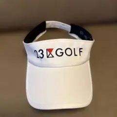 23区GOLF サンバイザー ホワイト ゴルフウェアのサムネイル