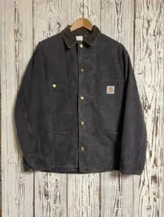 Carhartt カバーオール フェードブラック キルティングライナー