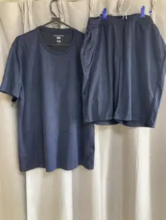 【中古】UNIQLO X FUTURA Tシャツ&パンツ セット（NAVY）