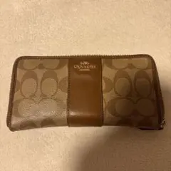 希少 COACH ブリーカー レガシー デボスド ストライプ ラウンド 