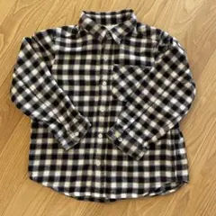 Bonpoint★チェック柄長袖シャツ